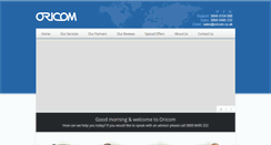 Desktop Screenshot of oricom.co.uk