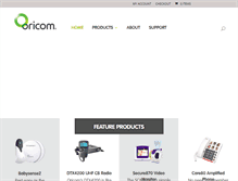 Tablet Screenshot of oricom.com.au